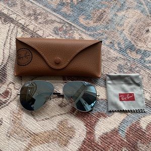Authentic Unisex Ray Ban Classic Aviator Sunglasses